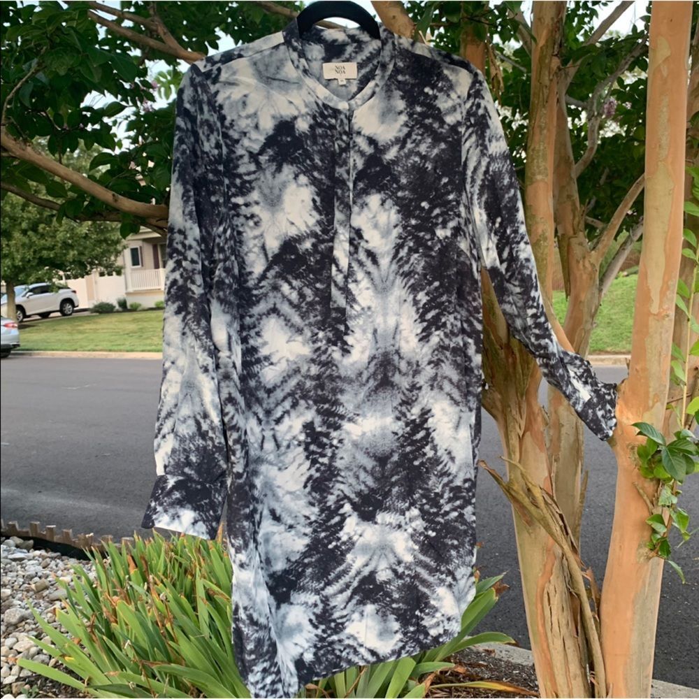 Noa Noa Indigo Shirt Dress